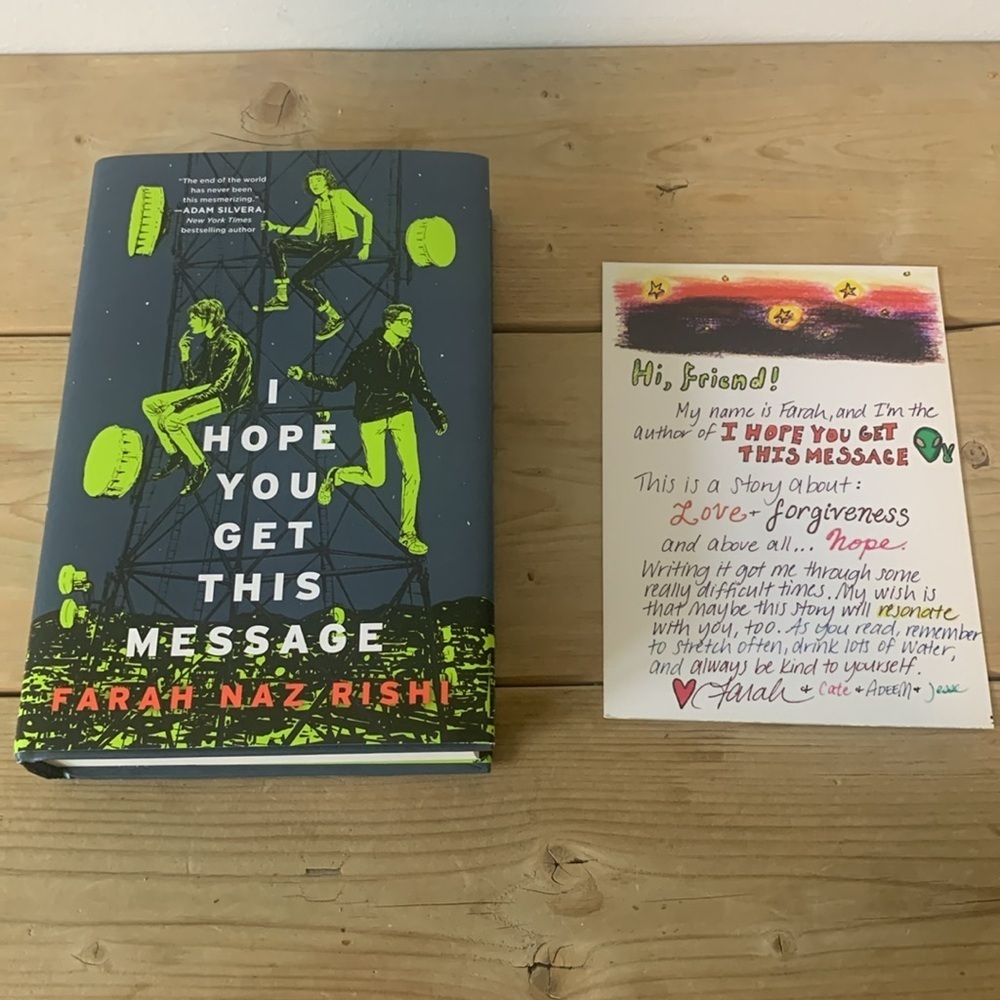 SIGNED Owlcrate First Edition I Hope You Get This Message Hardcover Fiction Book